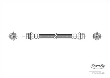 Шлангопровод (CORTECO: 19033525)