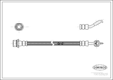 Шлангопровод (CORTECO: 19033529)