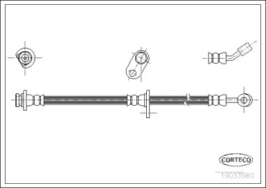 Шлангопровод (CORTECO: 19033560)