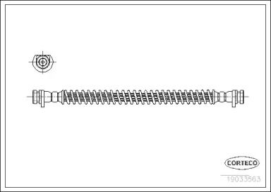 Шлангопровод (CORTECO: 19033563)