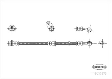 Шлангопровод (CORTECO: 19033573)