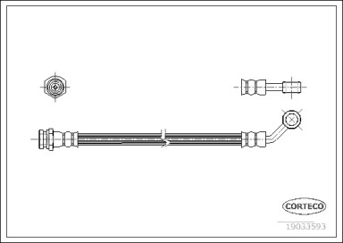 Шлангопровод (CORTECO: 19033593)