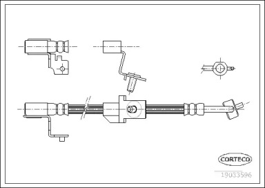 Шлангопровод (CORTECO: 19033596)