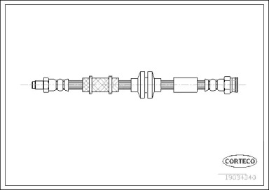 Шлангопровод (CORTECO: 19034340)