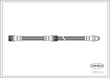 Шлангопровод (CORTECO: 19034345)