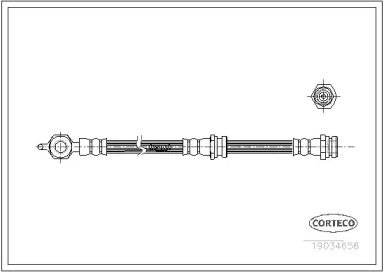 Шлангопровод (CORTECO: 19034656)