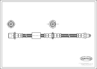 Шлангопровод (CORTECO: 19035057)