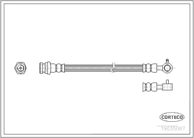 Шлангопровод (CORTECO: 19035067)