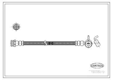 Шлангопровод (CORTECO: 19035072)