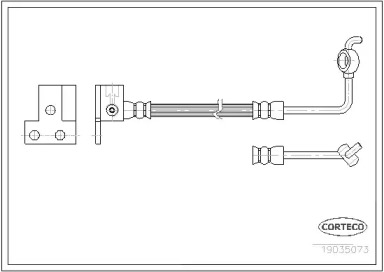 Шлангопровод (CORTECO: 19035073)