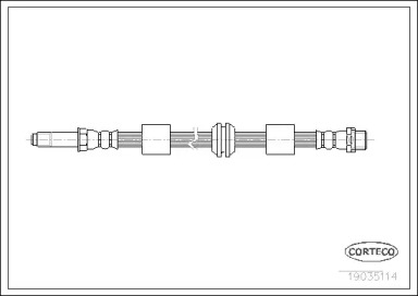 Шлангопровод (CORTECO: 19035114)
