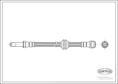 Шлангопровод (CORTECO: 19035284)