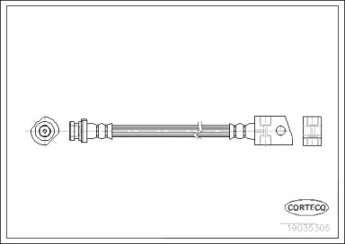 Шлангопровод (CORTECO: 19035305)