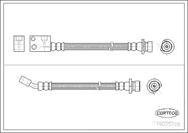 Шлангопровод (CORTECO: 19035728)