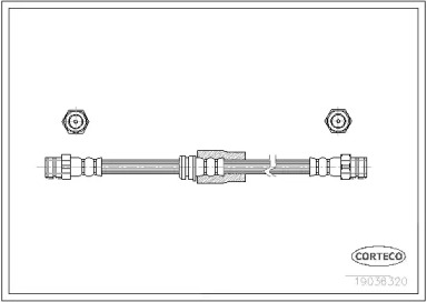 Шлангопровод (CORTECO: 19036320)