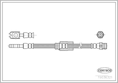 Шлангопровод (CORTECO: 19036321)