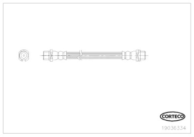 Шлангопровод (CORTECO: 19036334)