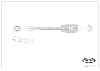 Шлангопровод (CORTECO: 19036352)