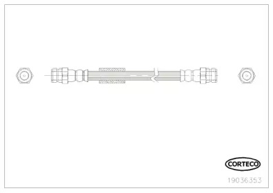 Шлангопровод (CORTECO: 19036353)