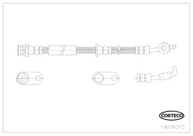 Шлангопровод (CORTECO: 19036372)