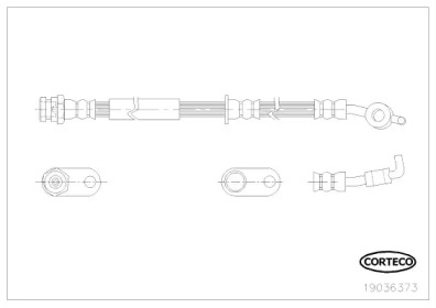 Шлангопровод (CORTECO: 19036373)
