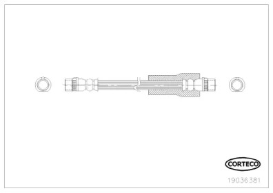 Шлангопровод (CORTECO: 19036381)