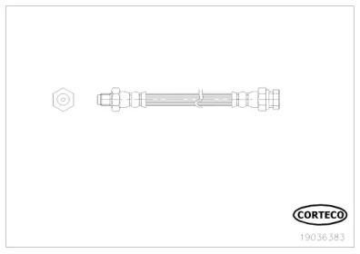 Шлангопровод (CORTECO: 19036383)