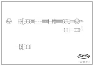 Шлангопровод (CORTECO: 19036441)