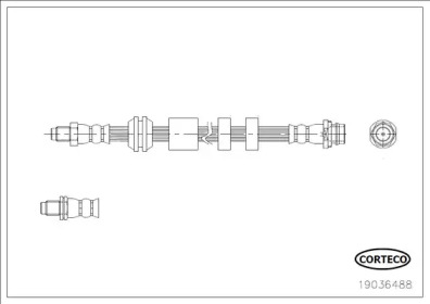 Шлангопровод (CORTECO: 19036488)