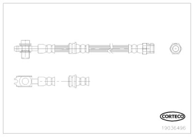 Шлангопровод (CORTECO: 19036496)