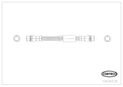 Шлангопровод (CORTECO: 19036536)