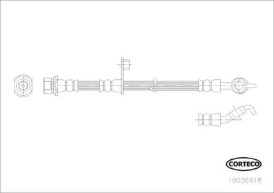 Шлангопровод (CORTECO: 19036618)
