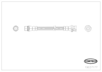Шлангопровод (CORTECO: 19037177)