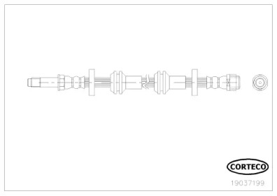 Шлангопровод (CORTECO: 19037199)
