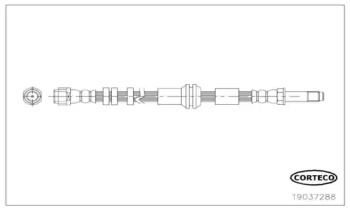 Шлангопровод (CORTECO: 19037288)