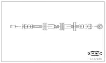 Шлангопровод (CORTECO: 19037289)