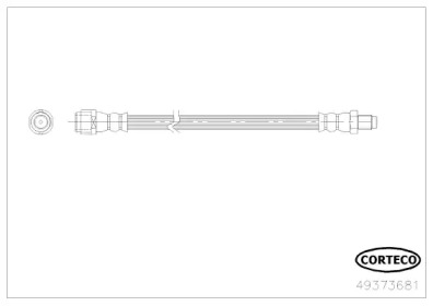 Шлангопровод (CORTECO: 49373681)