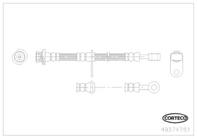 Шлангопровод (CORTECO: 49374751)