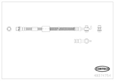 Шлангопровод (CORTECO: 49374754)