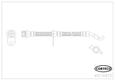 Шлангопровод (CORTECO: 49374833)