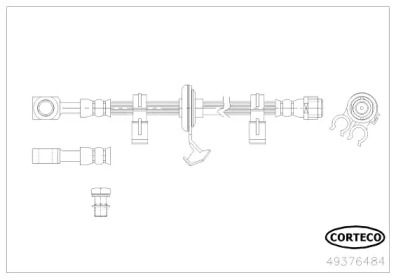 Шлангопровод (CORTECO: 49376484)
