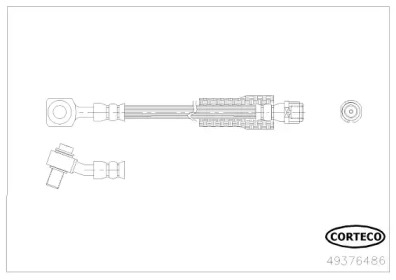Шлангопровод (CORTECO: 49376486)