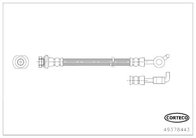 Шлангопровод (CORTECO: 49378443)