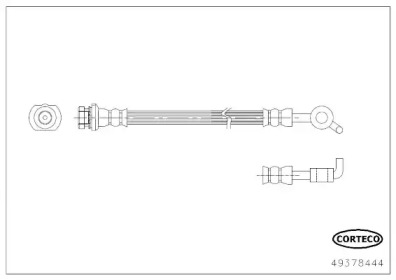 Шлангопровод (CORTECO: 49378444)