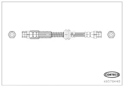 Шлангопровод (CORTECO: 49378448)