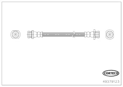 Шлангопровод (CORTECO: 49379123)
