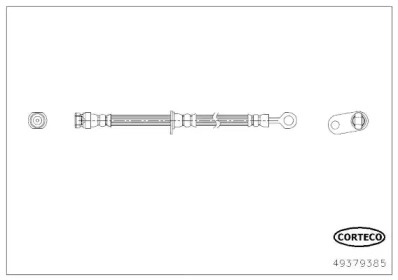 Шлангопровод (CORTECO: 49379385)
