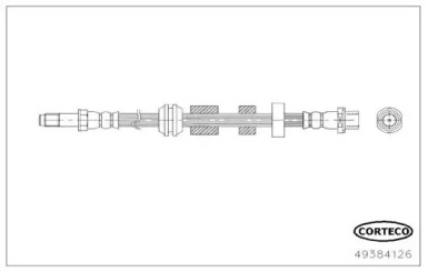 Шлангопровод (CORTECO: 49384126)