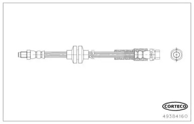 Шлангопровод (CORTECO: 49384160)