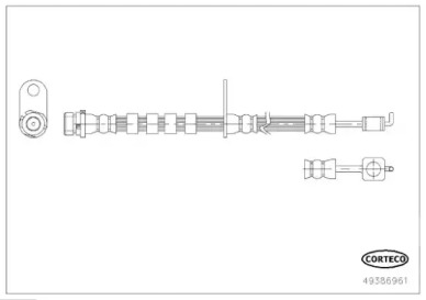 Шлангопровод (CORTECO: 49386961)